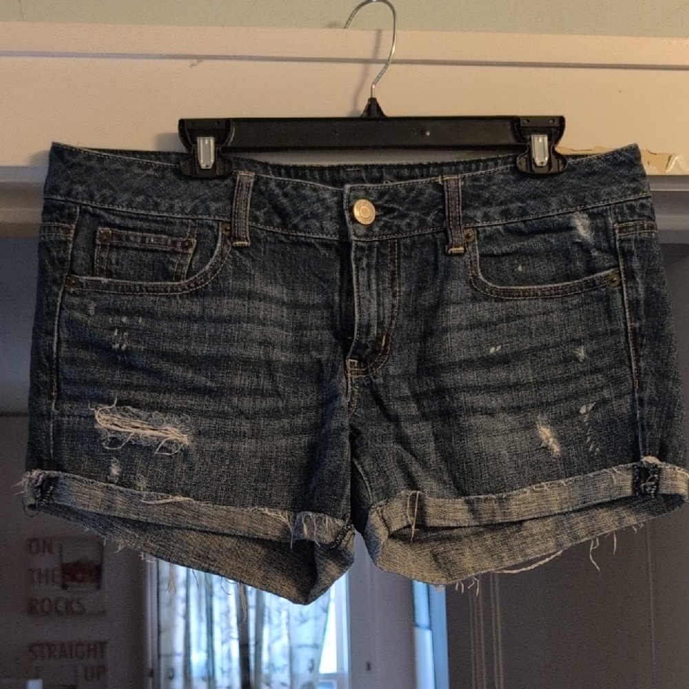 American Eagle Outfitters Distressed Denim Shorts